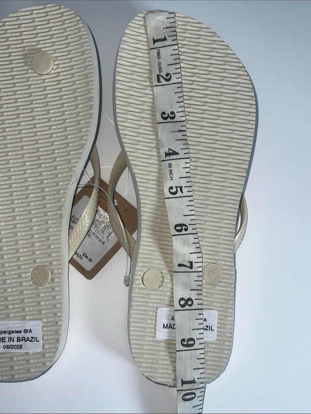 NWT Women's Summer Bliss Slim Flip Flops Havaianas Sandals 7/8 - Picture 11 of 15